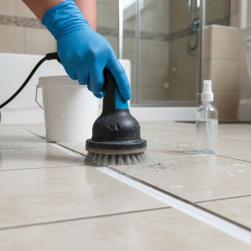 Tile Grout Cleaning detail